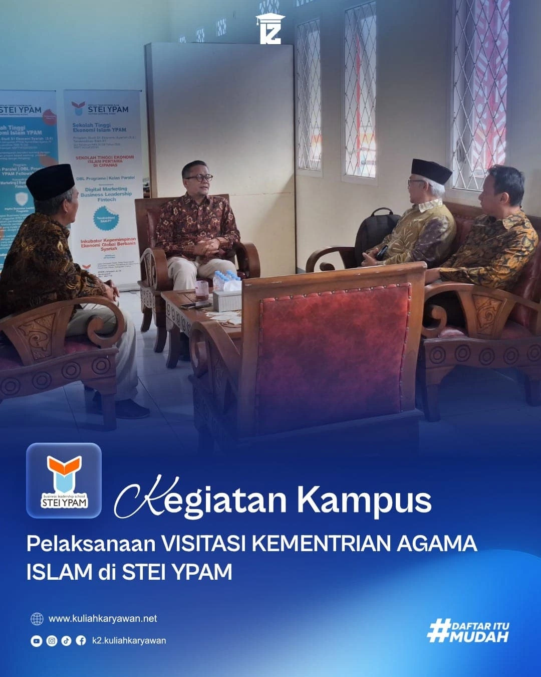 STEI YPAM Terima Kunjungan Visitasi Kementerian Agama Islam
